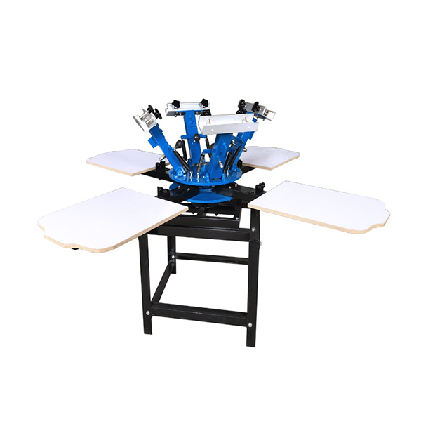 4 Color 4 Station Manual Screen Printing Machine Diy T Shi1