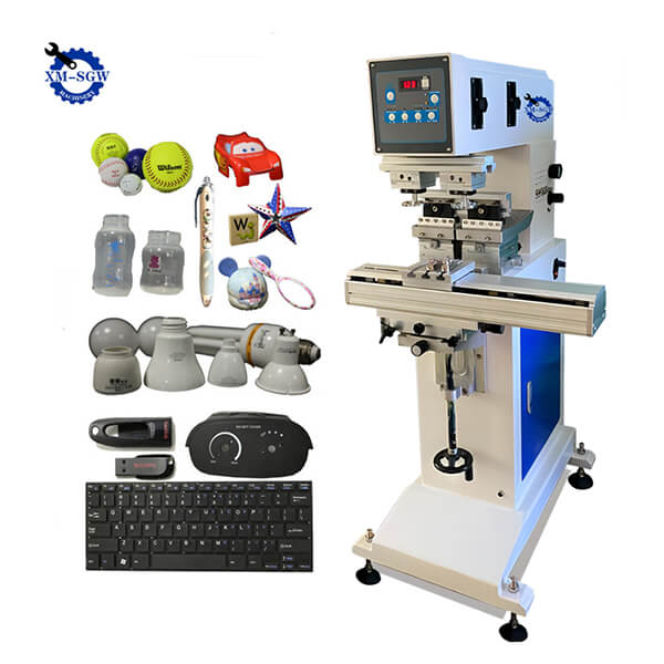 High Quality Semi-Automatic 2 Color Pad Printer Machine With Shuttle11