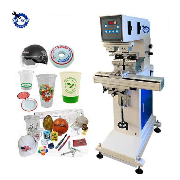 High Quality Semi-Automatic 2 Color Pad Printer Machine With Shuttle2