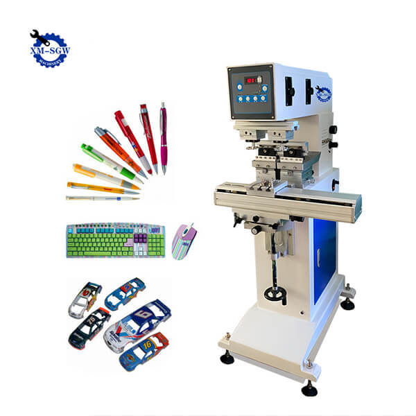 High Quality Semi-Automatic 2 Color Pad Printer Machine With Shuttle3