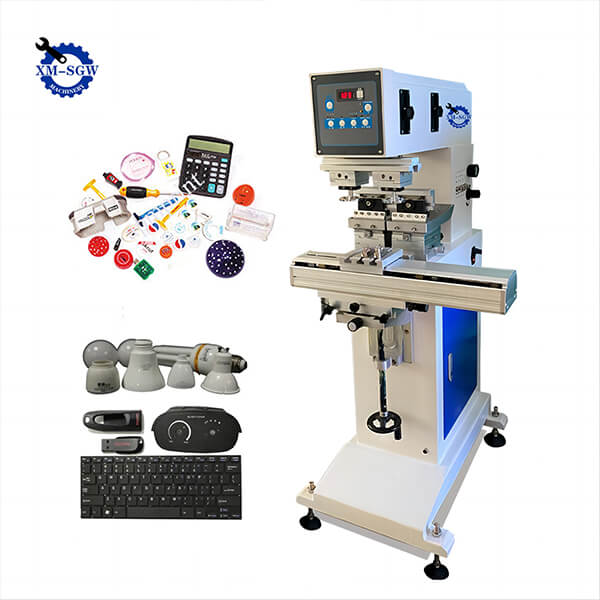 High Quality Semi-Automatic 2 Color Pad Printer Machine With Shuttle5