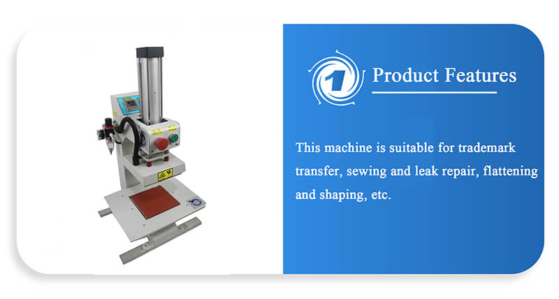 Semi-Automatic Clothes Logo Stamping Hydraulic Heat Press Machine11