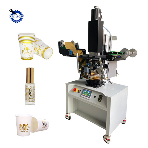 Semi-Automatic Hot Stamping Machine For Round Glass Bottles Stamping10