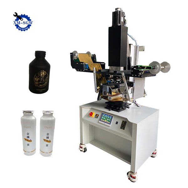 Semi-Automatic Hot Stamping Machine For Round Glass Bottles Stamping6