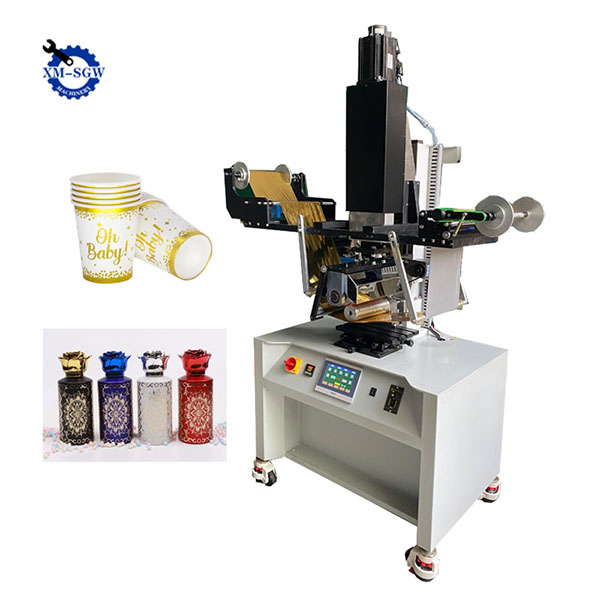 Semi-Automatic Hot Stamping Machine For Round Glass Bottles Stamping8